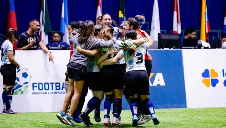 Argetina venció a Brasil en la final de fútbol femenino para ciegas. 