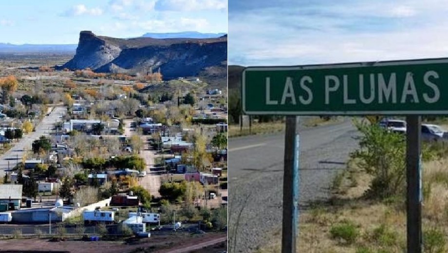 Las Plumas, un pueblo de la meseta con apenas 650 habitantes.