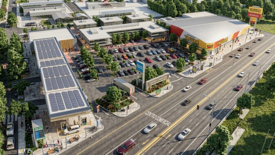 A la superficie destinada a la tienda se sumarán otros 1.000 m² para logística, abastecimiento y maniobras de camiones. Imagen ilustrativa: municipio de Cipolletti. 