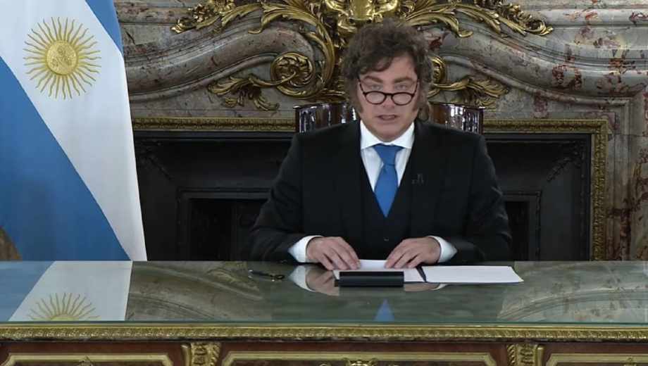 Milei refuerza la estrategia por Malvinas. Foto: Clarín Fotografía 