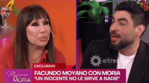 Facundo Moyano con Moria Casán: volvió a negar las acusaciones y habló sobre Candela Arizaga