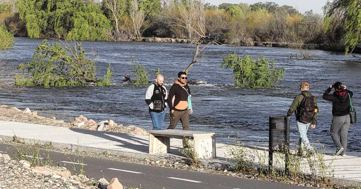 Monitoreo de la crecida del río Neuquén en Centenario y Vista Alegre