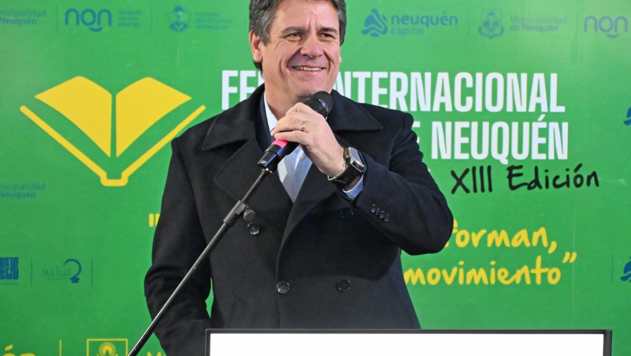 El intendente Mariano Gaido destacó el crecimiento económico de Neuquén y las inversiones destinadas a acompañar el desarrollo de la capital. Foto: Florencia Salto.