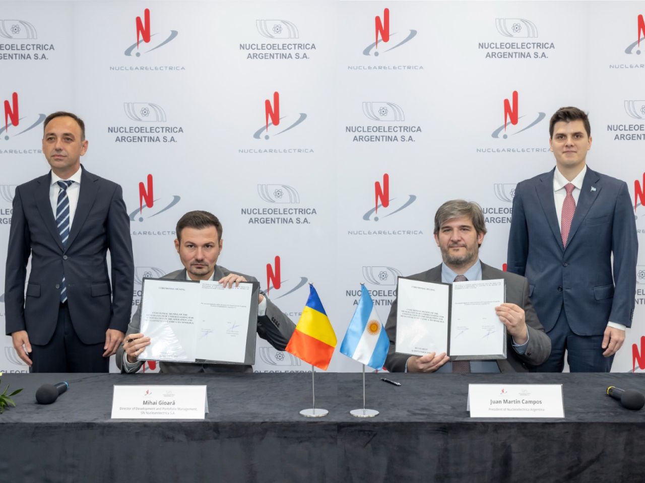 Nucleoeléctrica Argentina acordó con Rumania para exportar tecnología nuclear