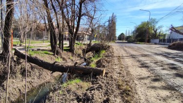 Cipolletti: inicia una obra clave para entubar 3.300 metros de canales de desagüe