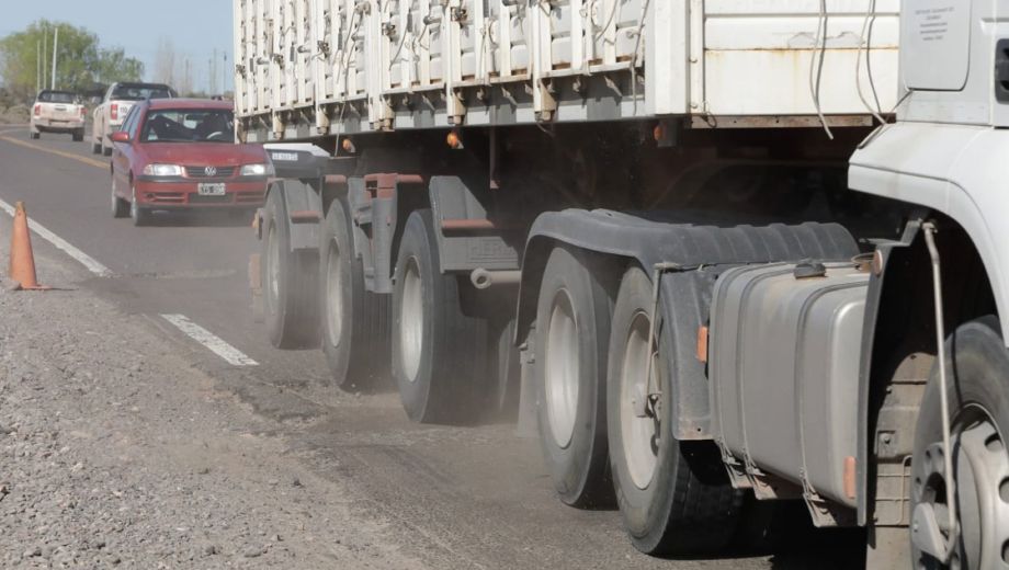 La Ruta 7 también estuvo bajo la mira por su estado. Foto:  Emiliano Ortiz. 