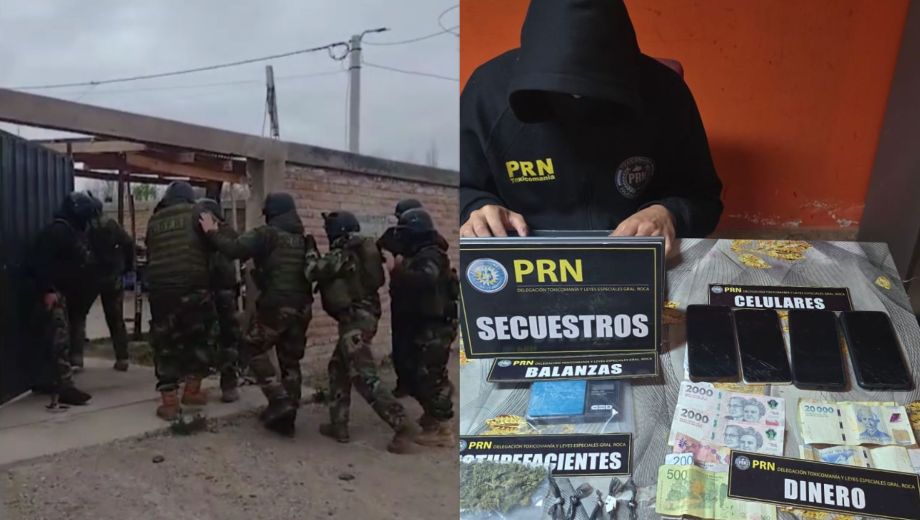 Los procedimientos se realizaron en dos domicilios del barrio Quinta 25 de Roca tras una pesquisa iniciada cuatro meses antes.
