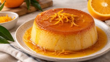 Cómo hacer flan con caramelo de naranja sin azúcar: una receta cremosa y deliciosa