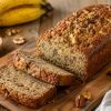 Imagen de Pan de banana con frutos secos: una receta fácil, sin azúcar y sin harina