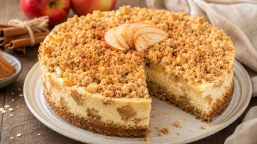 Cheesecake: la receta con crumble bajo en azúcar para una merienda inolvidable