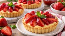 Imagen de Tartita de frutilla: la receta fácil y fresca para una merienda irresistible