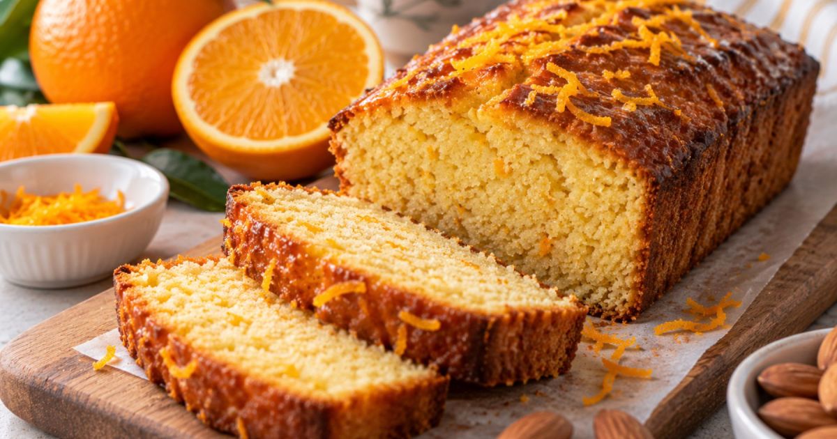 Receta fácil de pan de naranja sin harina: delicioso y esponjoso