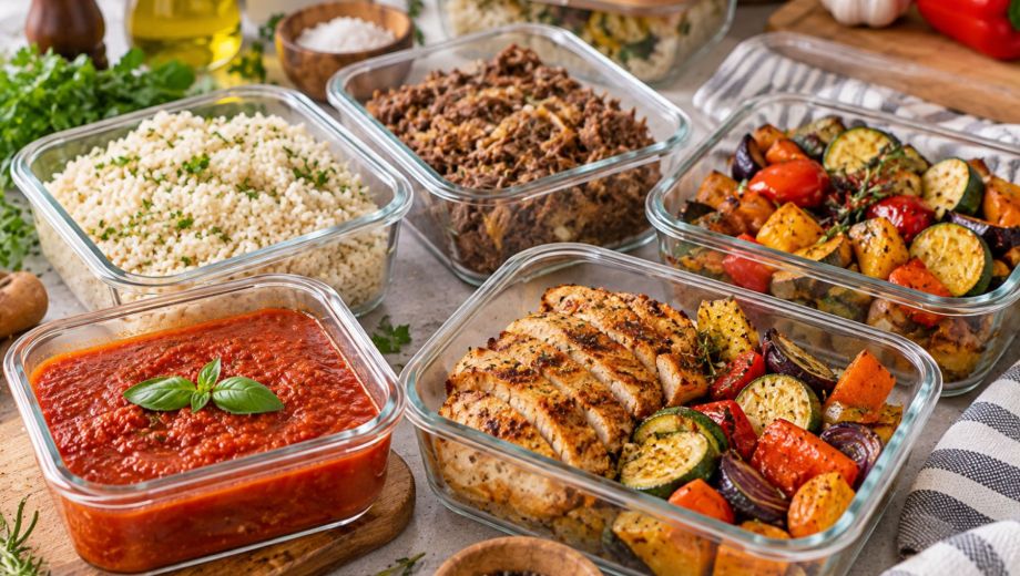 Tuppers de comida casera saludable. Foto ilustrativa.