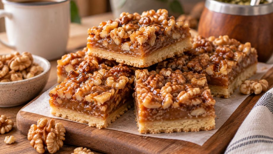 Barritas de caramelo y nueces. Foto ilustrativa.
