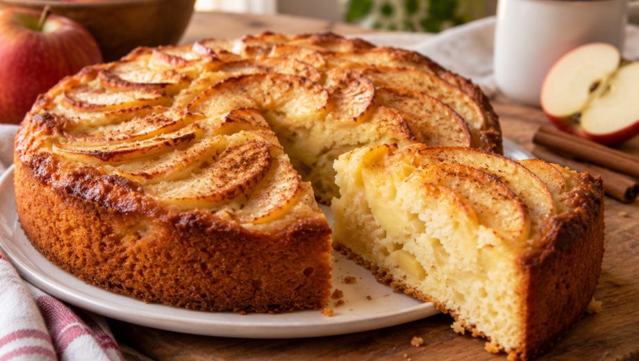Tarta de manzana y canela. Foto ilustrativa.