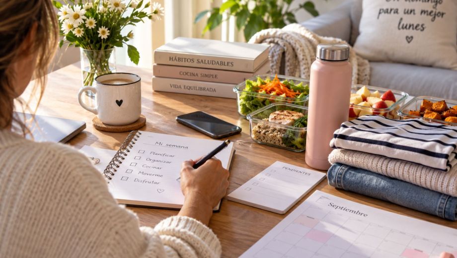 El ritual del domingo que ayuda a empezar la semana con menos estrés. Foto ilustrativa.