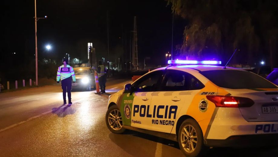 Fin de semana con controles en Río Negro. Foto gentileza.