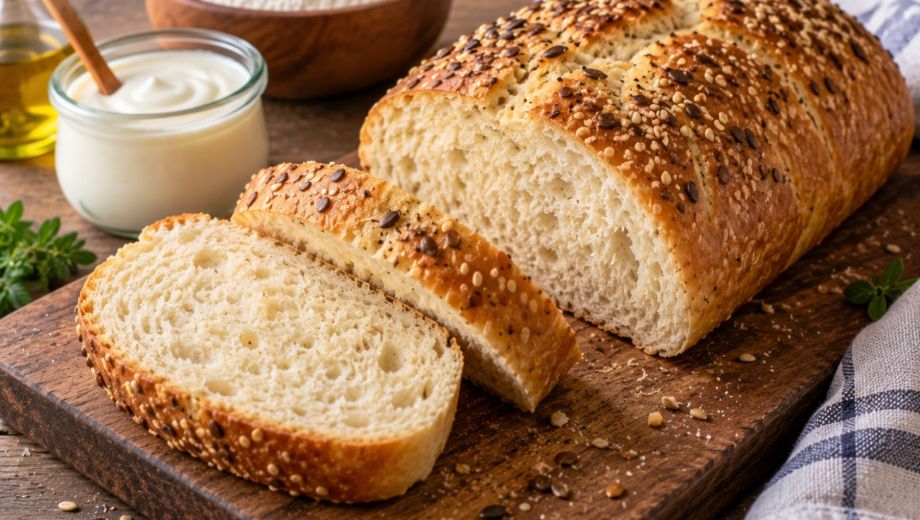 Cómo hacer pan de yogur paso a paso. Foto ilustrativa.