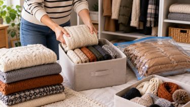 Cómo guardar la ropa de invierno para que ocupe menos espacio y mantenerla en buen estado