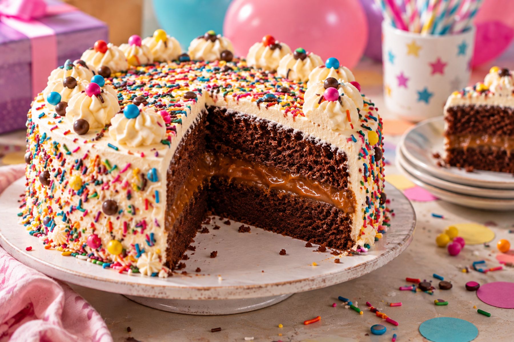 Receta de torta fácil y económica para cumpleaños