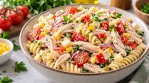 Imagen de Ensalada de pollo y pasta: una receta fácil, fresca y rendidora