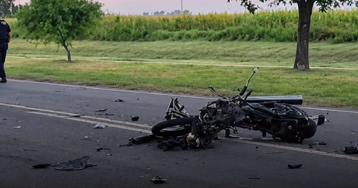 Falleció un agente penitenciario en accidente de moto en la Ruta Provincial 1