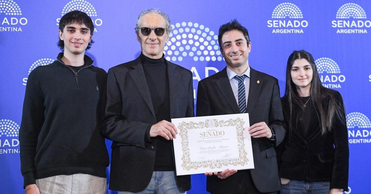 Reconocimiento al empresario Diego Fenoglio por su trayectoria en Río Negro
