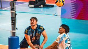 Vóley: con el rionegrino Arroyo, Argentina venció a Colombia y está en las semis de los Juegos Suramericanos