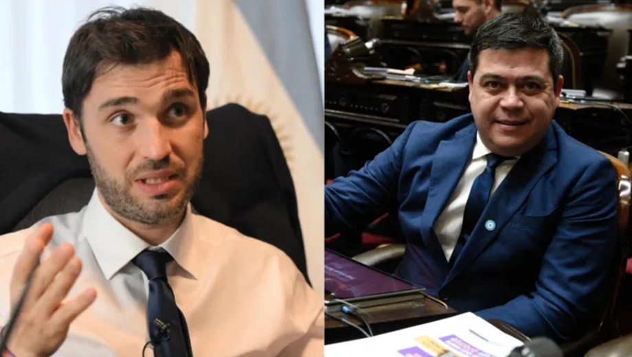 Ignacio Torres con César Treffinger.