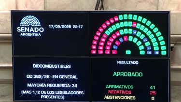 Cómo votaron los senadores de Neuquén, Río Negro y la Patagonia el nuevo régimen de Biocombustibles