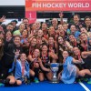 Imagen de Delfina Otero, la allense que también fue parte del campeonato mundial de Las Leonas