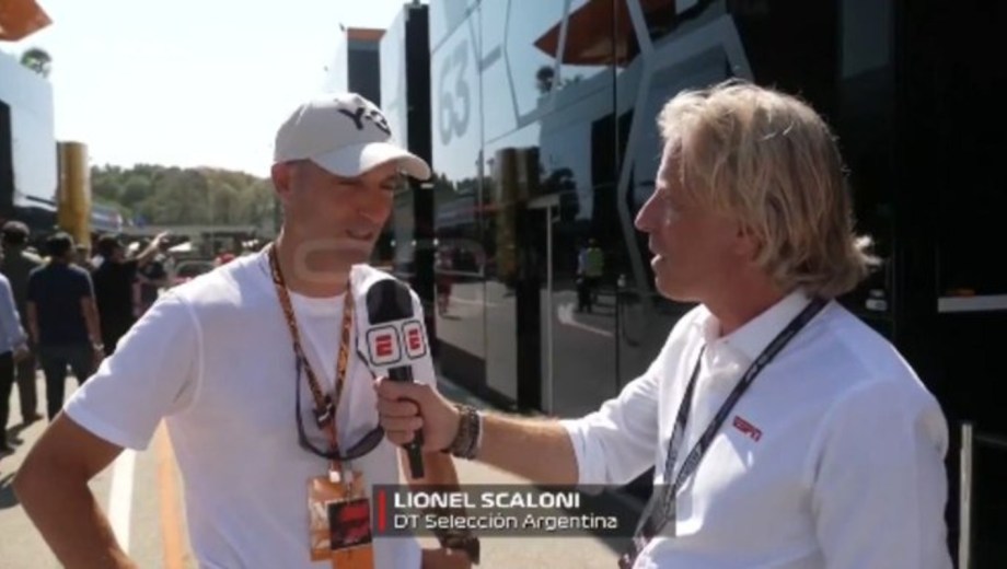 El DT argentino, cada vez más metido en el mundo de la F1. 