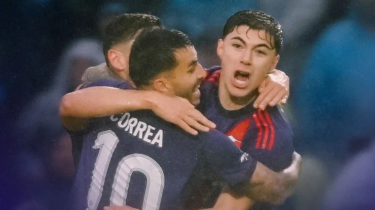 Tobías Andrada abrió el marcador para River ante Atlético Tucumán en el José Fierro. (Foto: Gentileza - Prensa River - La Página Millonaria)