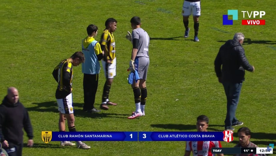 Santamarina de Tandil descendió en el Federal A. (Foto: Captura TV pública pampeana)
