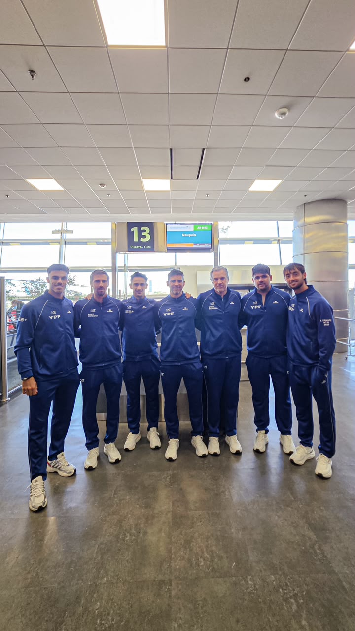 Destino Neuquén: el equipo de Copa Davis llega para la serie con Turquía en el Ruca Che