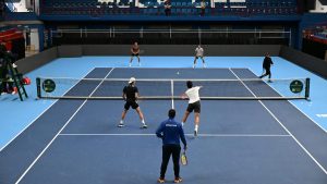 La intimidad de los primeros entrenamientos del equipo de Copa Davis en el Ruca Che