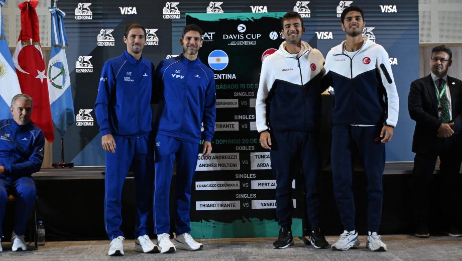Molteni y Andreozzi, confirmados por Frana para el equipo argentino. Azkara y Duran, todavía en duda en Turquía. (Foto: Cecilia Maletti)
