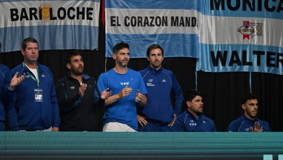 Guido Andreozzi y Andrés Molteni juegan el dobles para Argentina. (Foto: Cecilia Maletti)