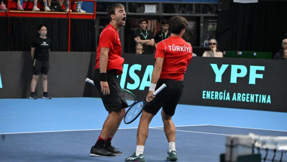Turquía dio el golpe en el Ruca Che y ganó el dobles para descontar en la serie de Copa Davis. (Foto: Cecilia Maletti)