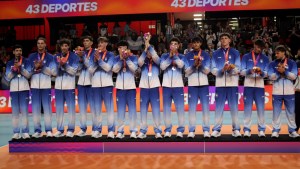 Vóley: con el rionegrino Arroyo, Argentina logró la medalla de plata en los Juegos Suramericanos