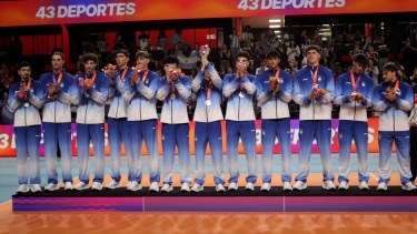 Vóley: con el rionegrino Arroyo, Argentina logró la medalla de plata en los Juegos Suramericanos