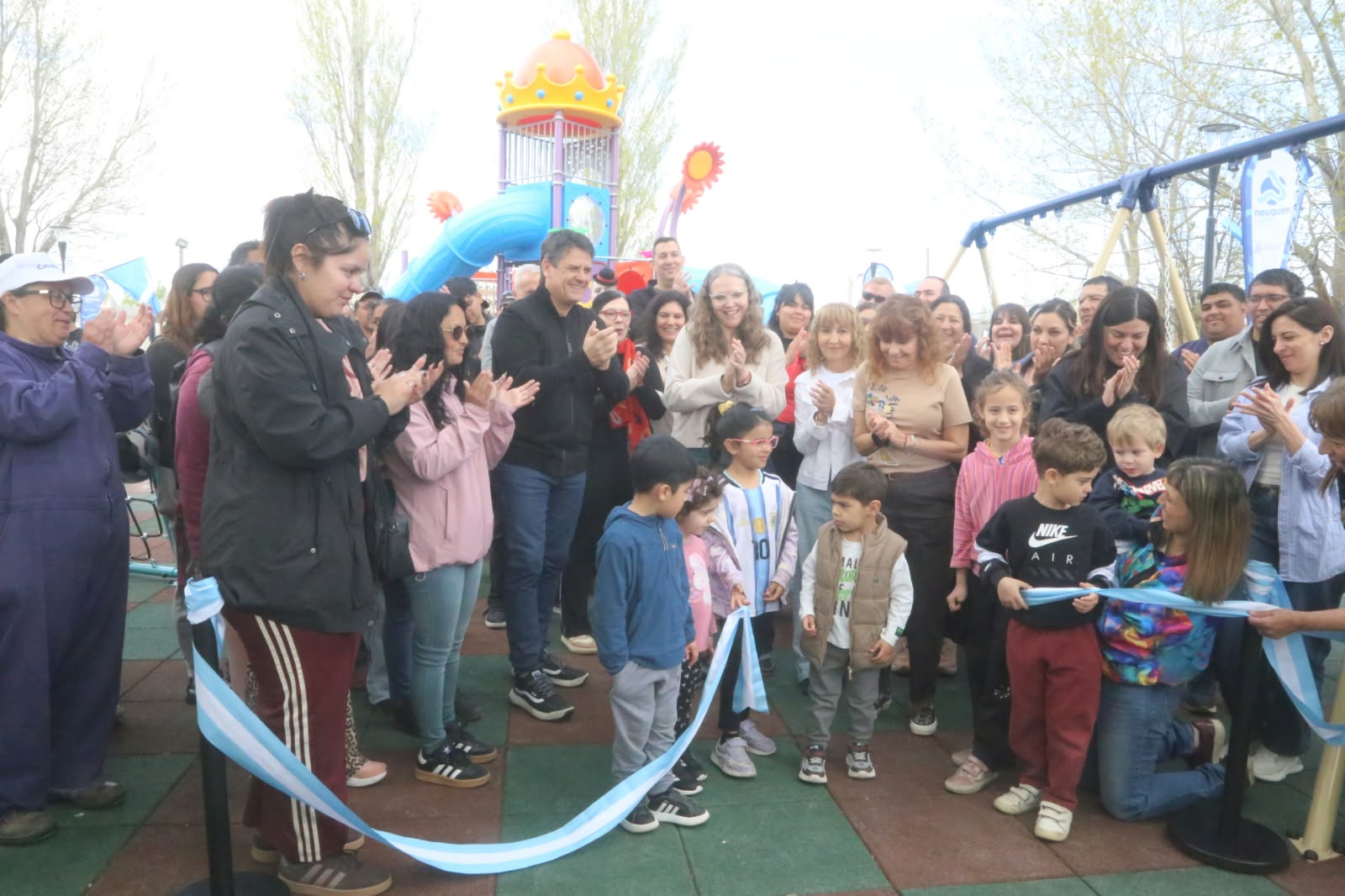 Inauguran nuevo espacio recreativo en Altos del Limay con diversas atracciones
