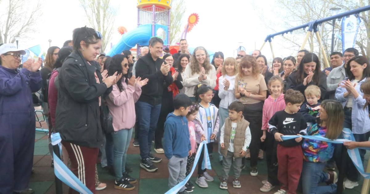 Inauguran nuevo espacio recreativo en Altos del Limay con diversas atracciones