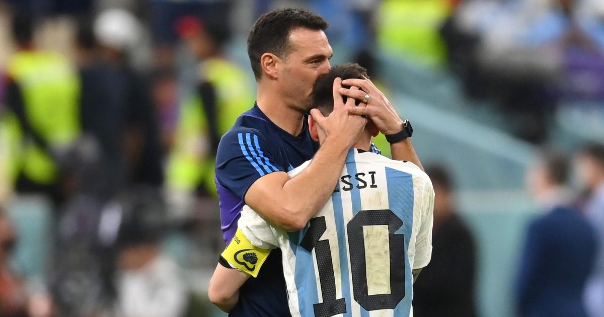 Scaloni sobre Messi: "Puede jugar dos partidos si quiere"