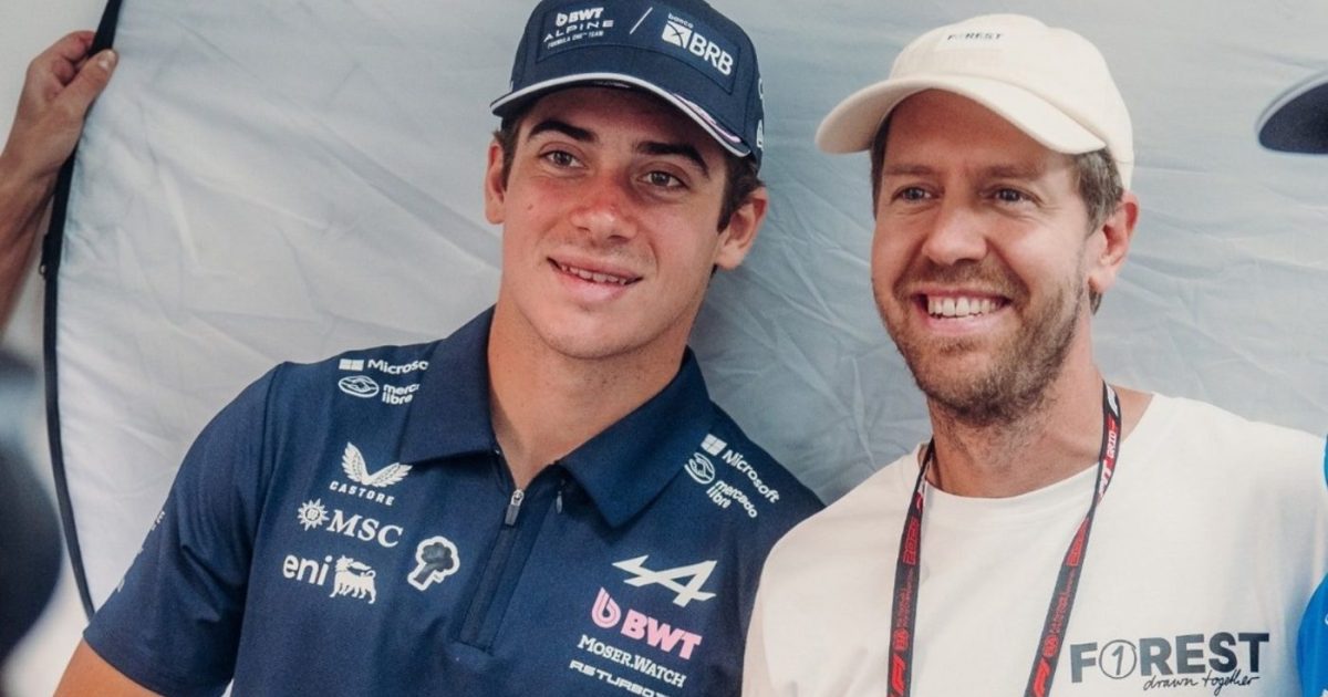 Sebastian Vettel apoya a Franco Colapinto tras incidente en Bakú