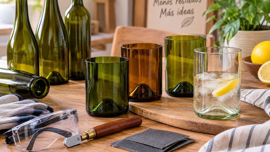 Vasos reciclados: menos residuos, más ideas. Foto ilustrativa.