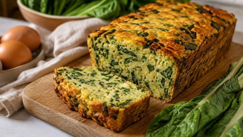 Budín de acelga. Foto ilustrativa.