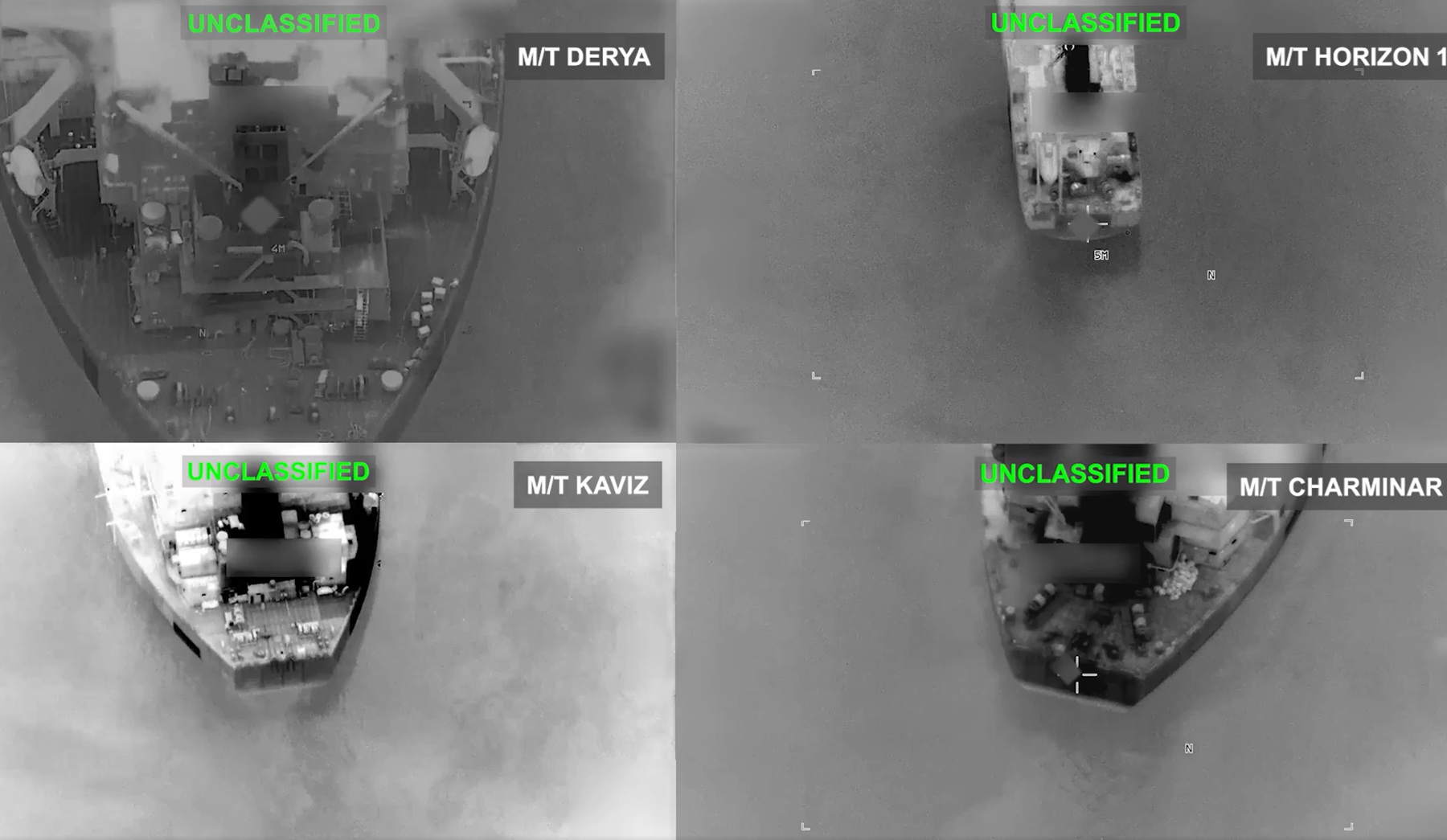 Estados Unidos destruyó cinco buques petroleros iraníes en el Estrecho de Ormuz
