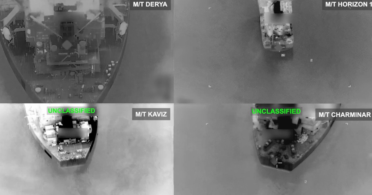 Estados Unidos destruyó cinco buques petroleros iraníes en el Estrecho de Ormuz