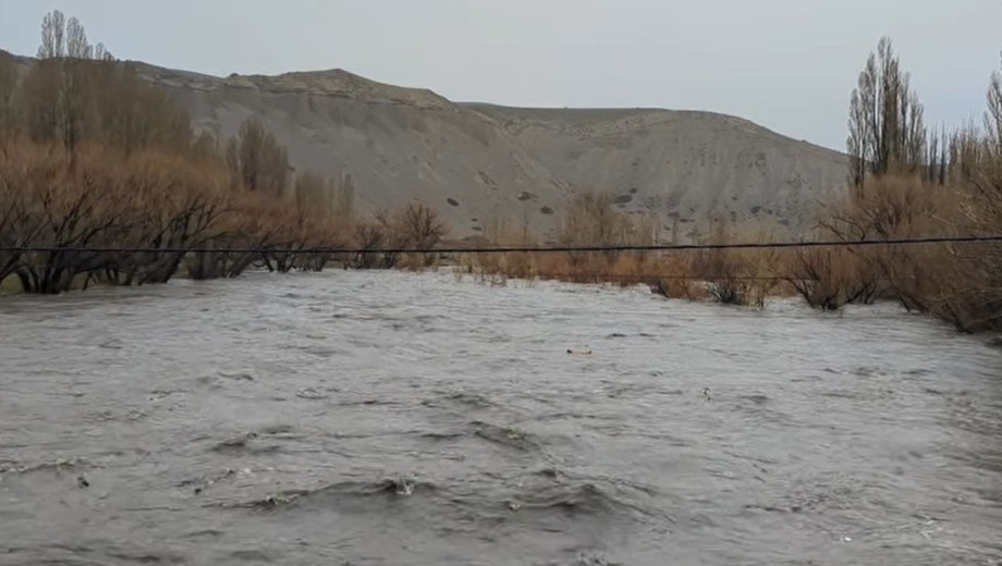 Por el temporal de lluvias, puntos afectados en la cordillera de Neuquén. Foto: Captura video Martín Gottle. 